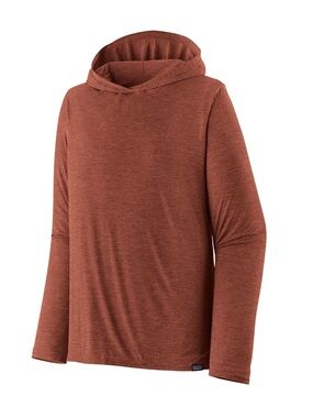 Patagonia Women’s Capilene Cool Daily Hoodie, Heather Rust, size L